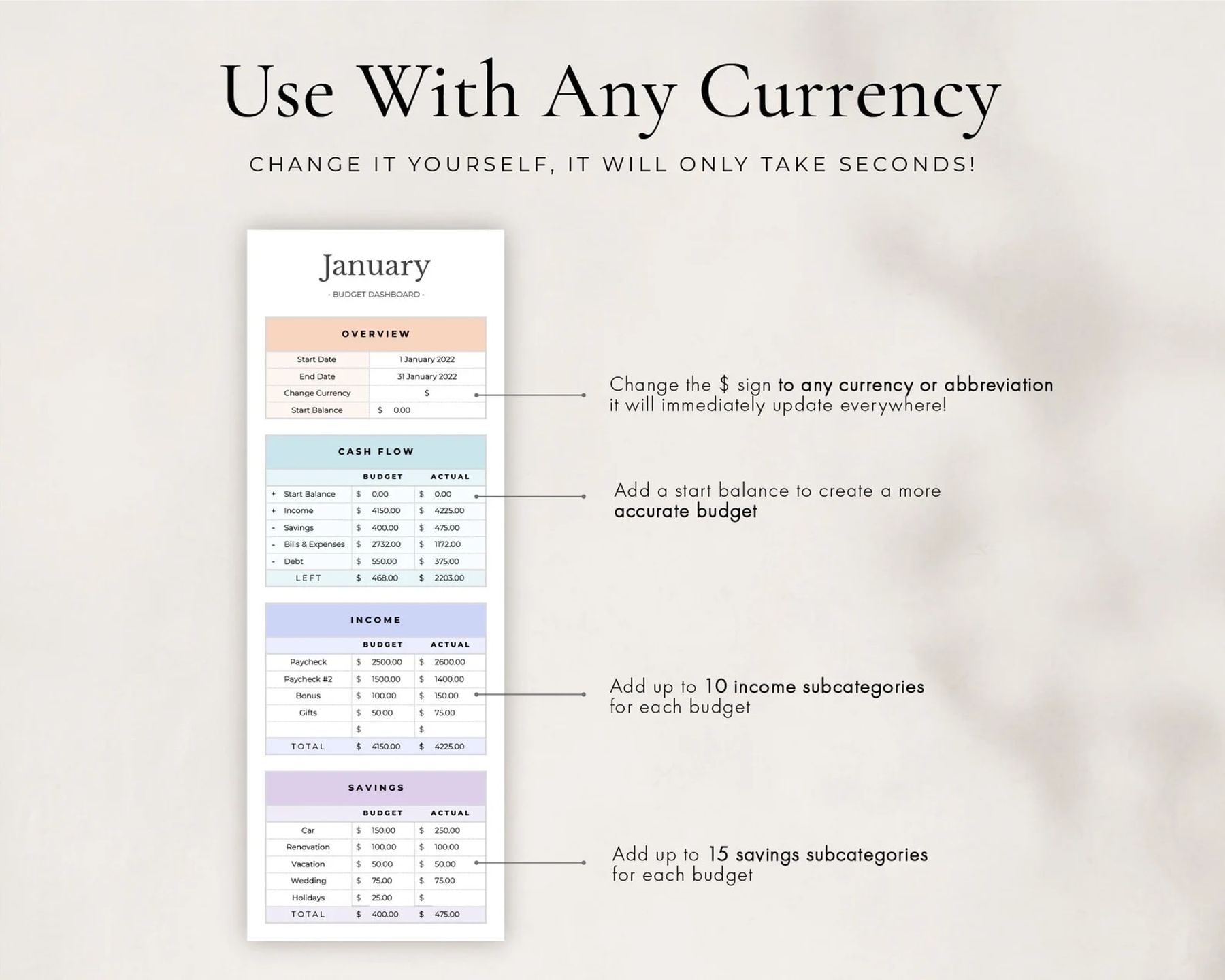 Monthly Expense Organizer Pro