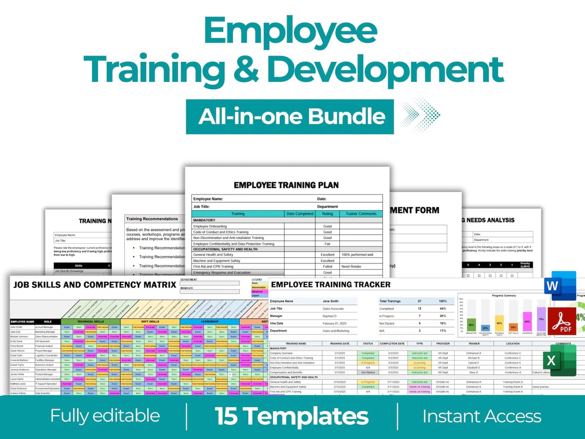 Study Notes & Flashcard Templates