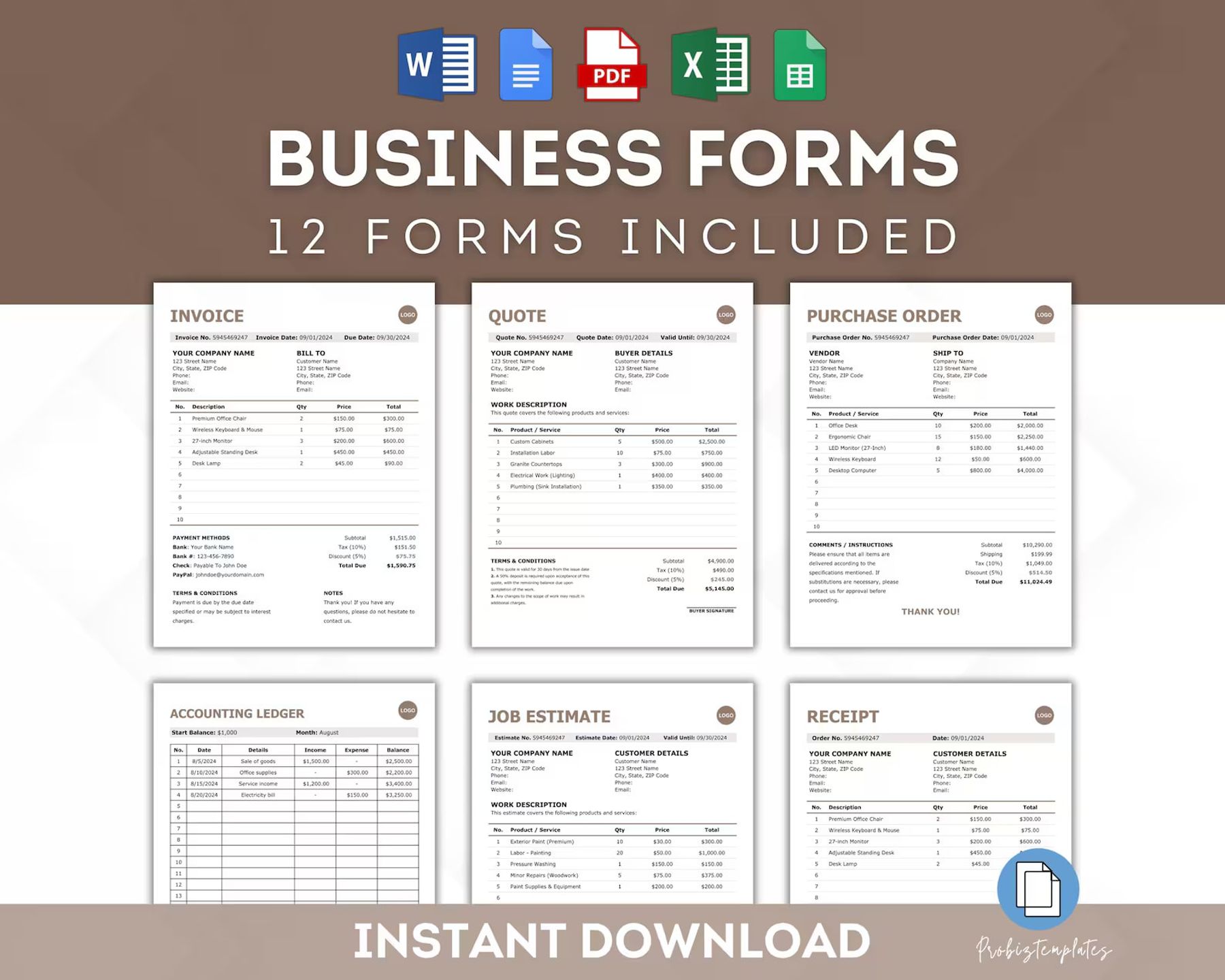 Administrative Forms Pack